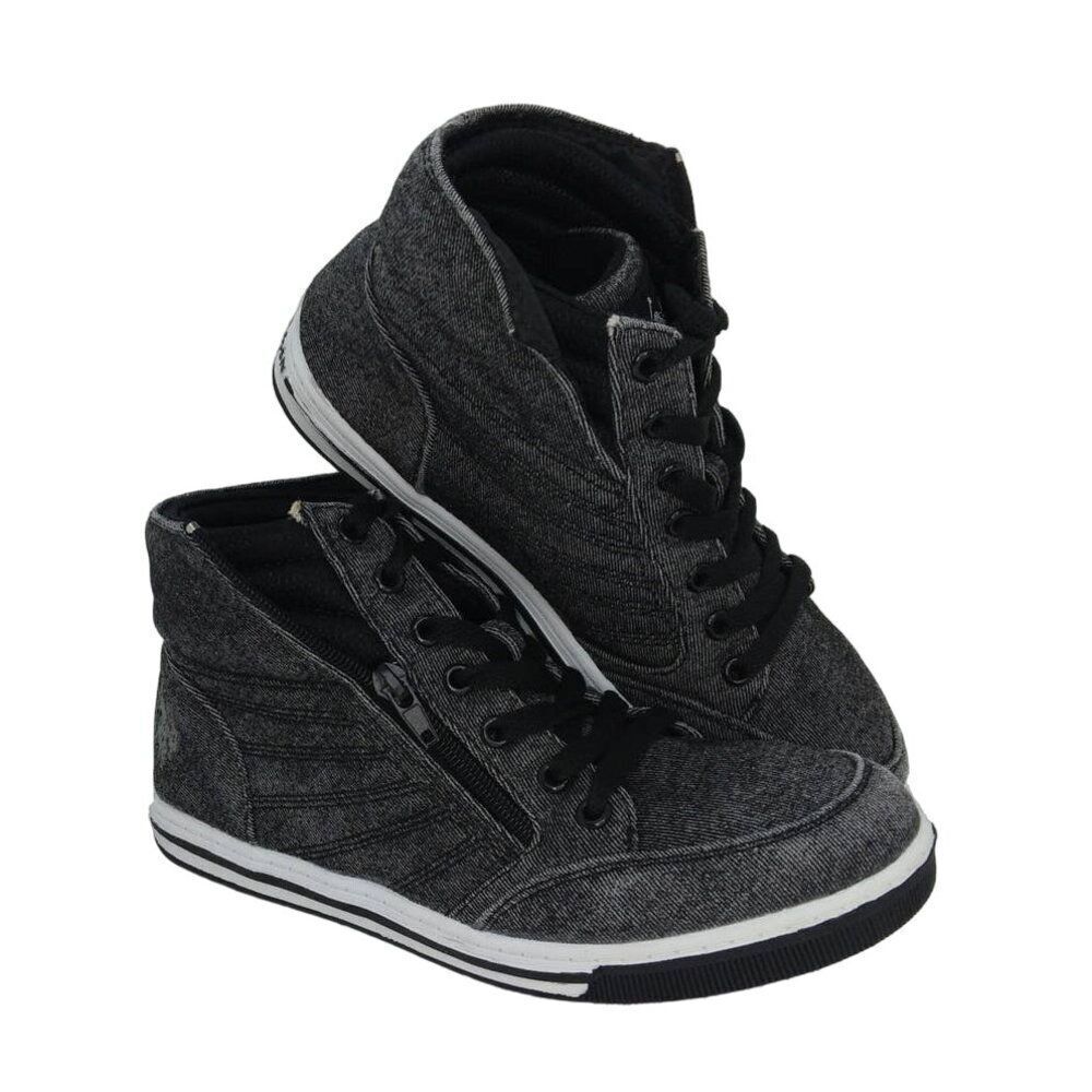 U.S. POLO ASSN. Women's Gray/Black Mid Casual Sneakers - Size: 6